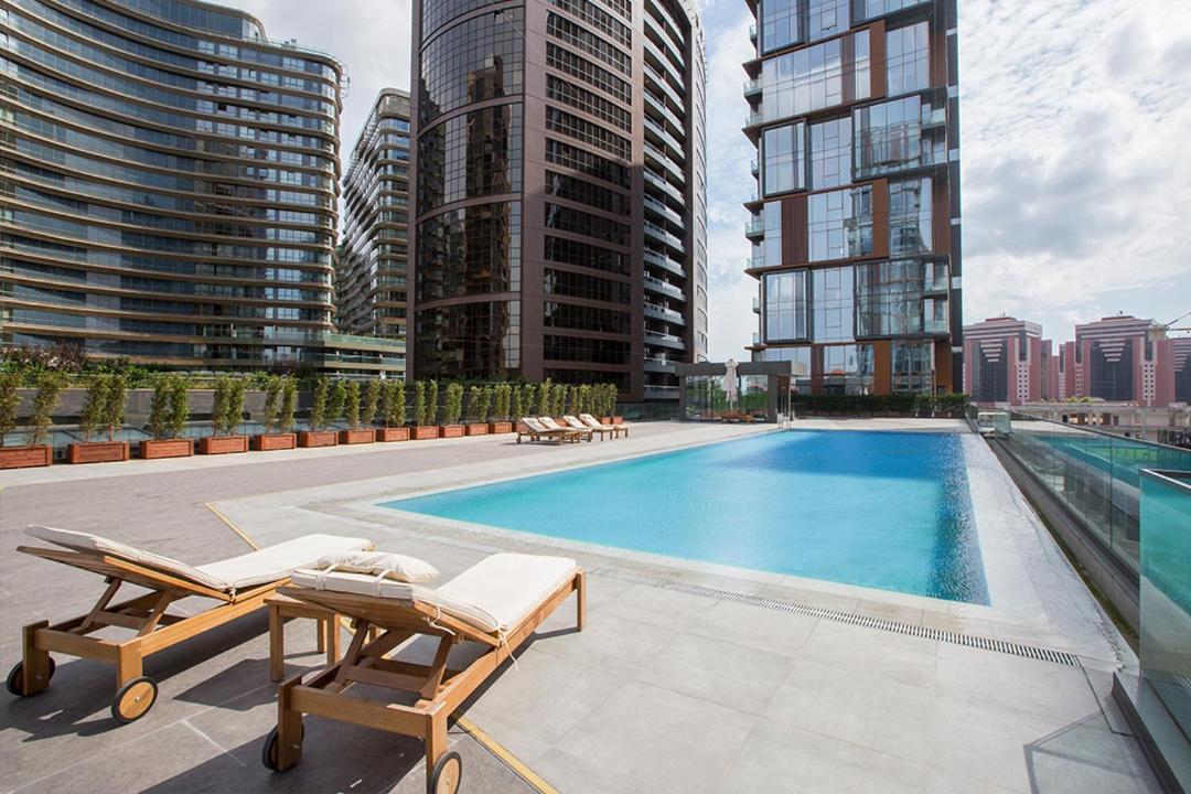 Residence Retro9 B-Blok Atakoey Apart 2 Rooms Wifi Pool Istanbul Luaran gambar